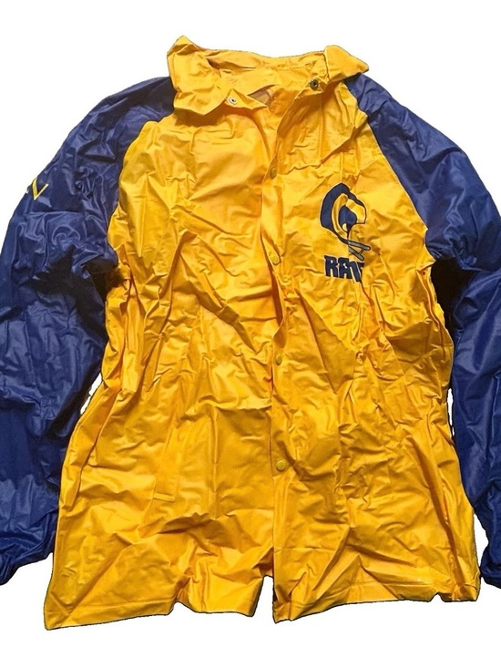 Other - Men’s Los Angeles Rams Yellow Rain Jacket Size Large